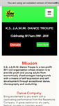 Mobile Screenshot of ksjammdancetroupe.com